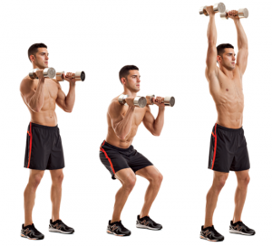Dumbbell Squat to Press