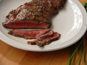 4 Grilled Flat Iron Steak