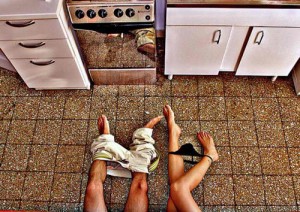 8 Clean the kitchen floor regularly