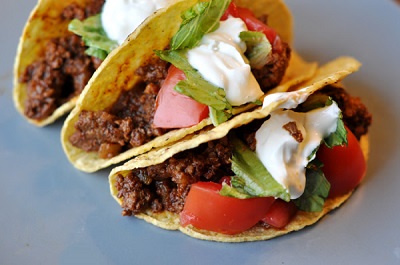 Ground Beef Soft Taco Salad