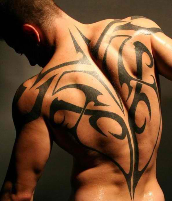 Top 10 Sexiest Tribal Back Tattoos For Men