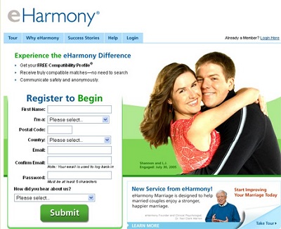 eharmony hookup website for guys