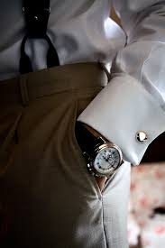 watch + wedding attire for men