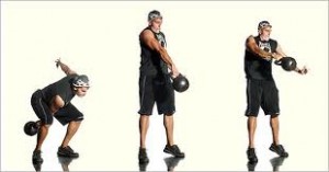 Kettlebell Swing with Flip to Squat