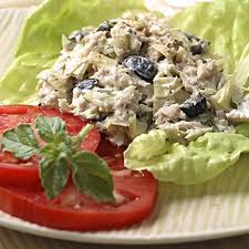 Tuna Salad with Ripe Olive and Artichoke