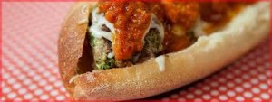 Kale Turkey Meatball Sub