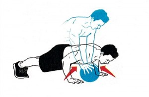 Medicine Ball Push-up Pass